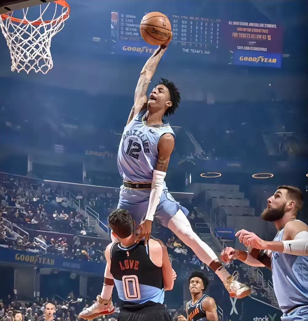 灰熊连败告急,莫兰特孤军奋战难得胜 灰熊连败告急,莫兰特孤军奋战难得胜