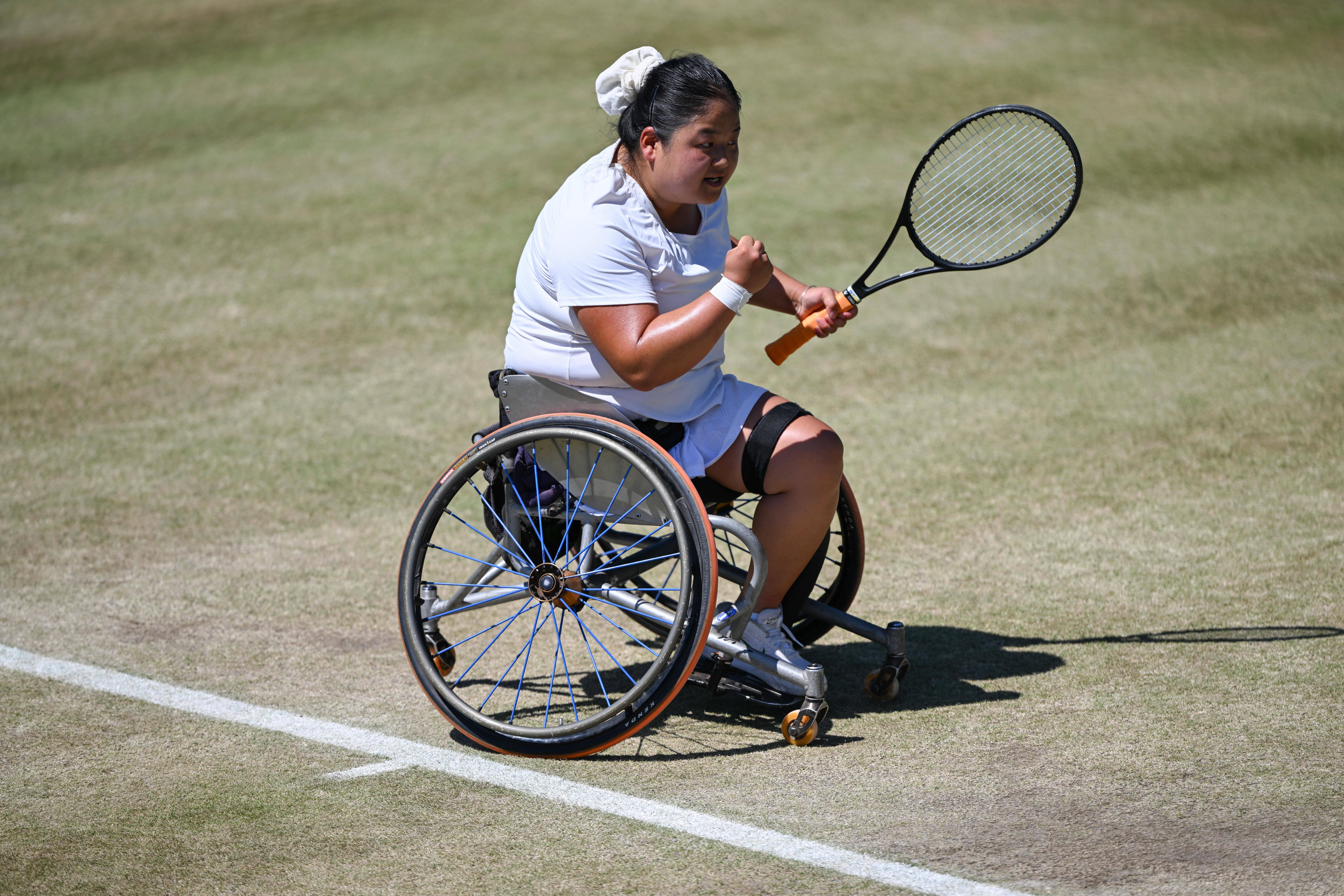 轮椅网球选手夺得第一金 轮椅网球选手夺得第一金